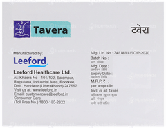 Tavera 20 MG Injection 2 ML
